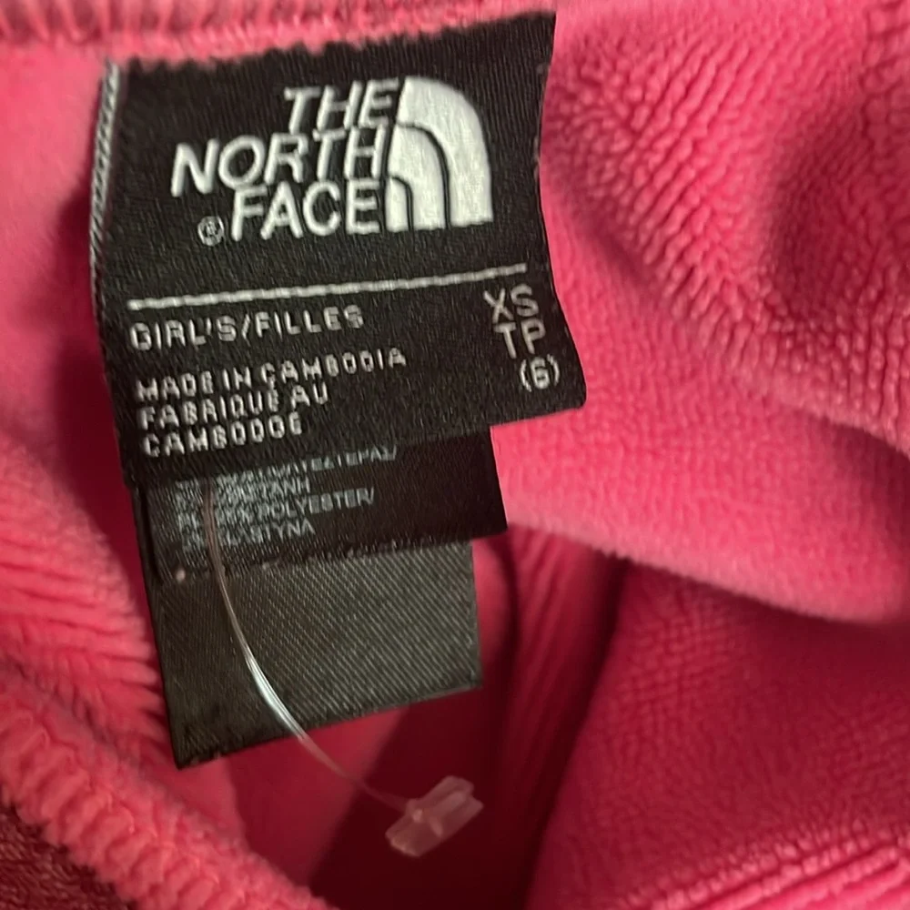 The North Face Kids Pink Fleece Pullover Size XS
